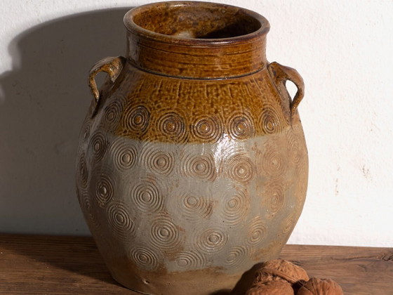Antique Chinese glazed stoneware vase – China, circa 1900 (photo 2 of 40)