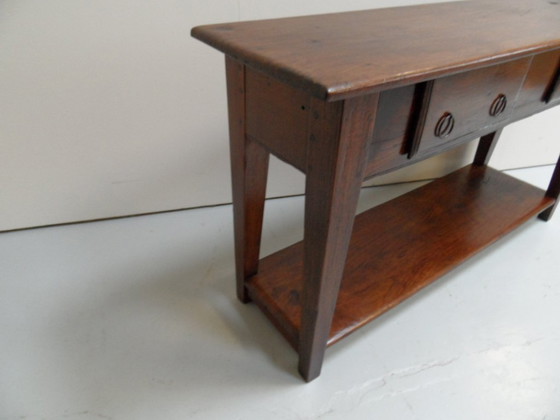 Antieke Spaanse Sidetable – Bijzettafels, Wood (photo 12 of 14)