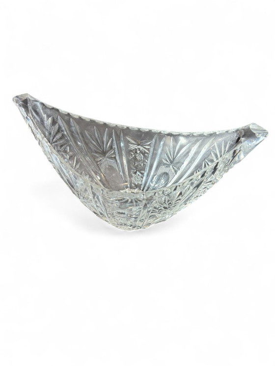 Image 1 of Set salsiera+coppette+ciotola in cristallo anni '60