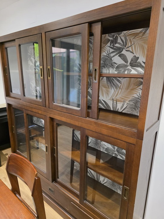 Credenza in Legno Massello di Castagno – Credenze, Glass, Wood (photo 5 of 6)