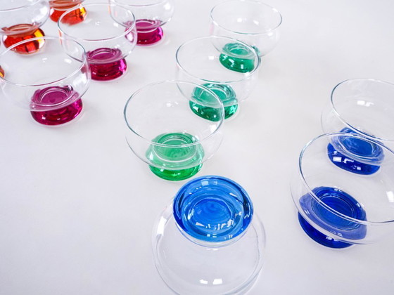 Image 1 of Set of dessert bowls, Italian design, 1970s, made in Italy