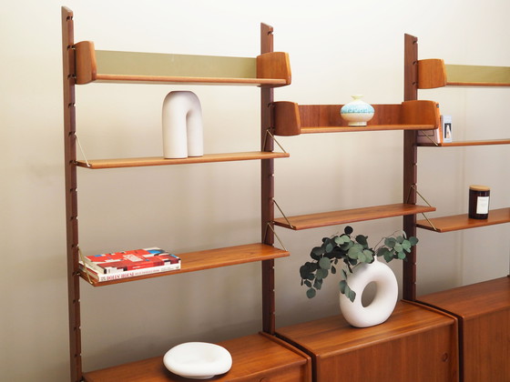Image 1 of Teak System Bookcase, Norwegian Design, 1960s, Production: Blindheim Mobelfabrikk, Designer: John Texmon & Einar Blindheim