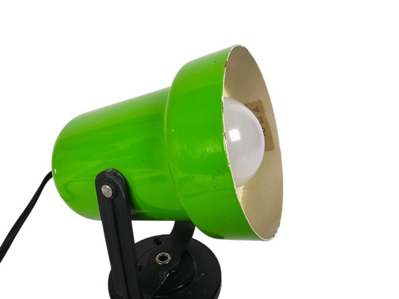 Image 1 of Anvia Almelo - Holland - J.J.M. Hoogervorst - muurspot - groen- metaal  - 60's