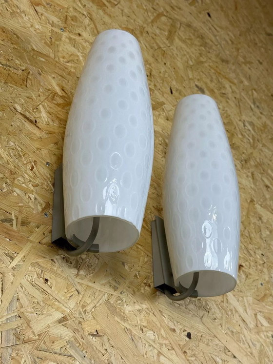 Image 1 of 2x 60s 70s Como wall light by Aloys Gangkofner for Peill & Putzler