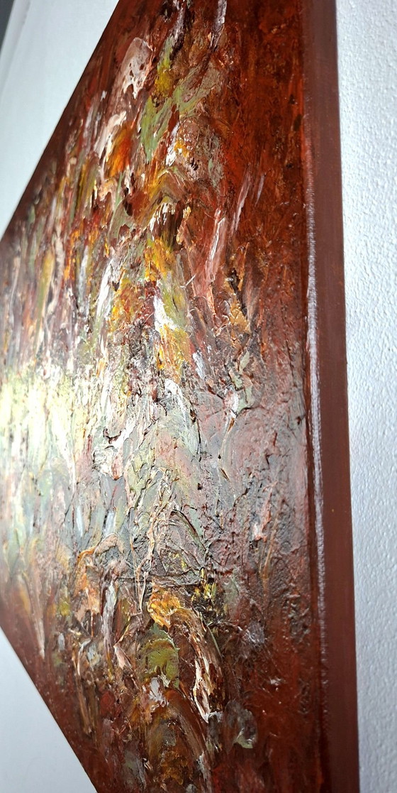 Manou Claire - Colours of Autumn, Paintings & Drawings, Wood, Canvas, Brown (photo 3 of 8)