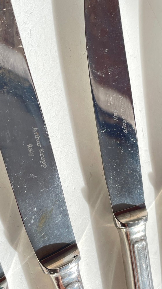 Image 1 of 8 Couteaux de Table A. Krupp Italy Vintage
