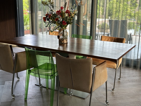 Image 1 of Walnut dining table by Bert Plantagie 200x100 cm