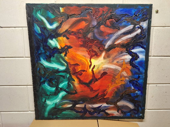 Six very beautiful paintings – Paintings & Drawings, Canvas (photo 3 of 12)