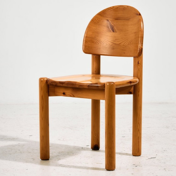 Image 1 of MK10156 Esstischgarnitur aus Kiefernholz von Rainer Daumiller für Hirtshals Savvaerk, 5er-Set