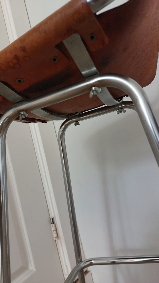 Image 1 of 2x vintage Cassina barkruk Les Arcs