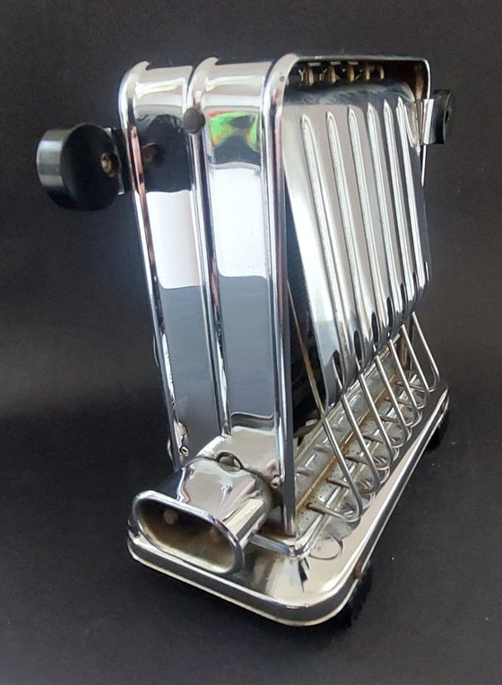 Image 1 of Two Inventum vintage chrome toasters