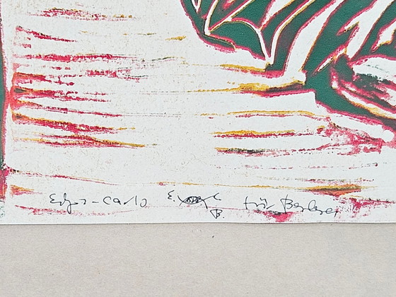 Edgar Carl Bettermann, Stillleben, 1988, Linolschnitt – Lithographien & Drucke (photo 2 of 8)