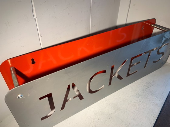 Image 1 of Vintage kapstok - metaal  - Jackets - 5 haken