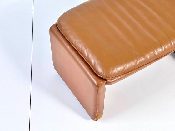 De Sede DS-50 Footstool, Cognac Leather, Swiss Vintage Design, Footstools & poufs, Brown (photo 6 of 9)
