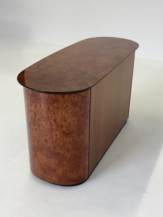 Vintage Ladekast Van Voltan Van Gelakt Wortelhout Met Bar – Ladekasten, Wood (photo 9 of 10)