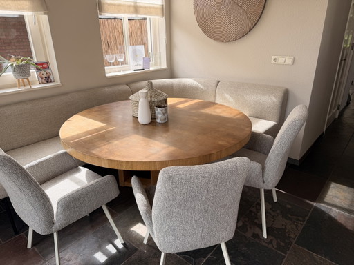 Belle Table de Salle à Manger en Bois Massif