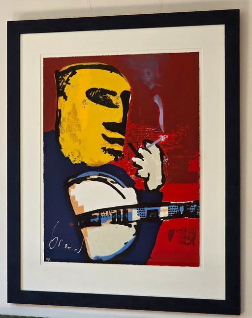 Herman Brood – Banjospieler / Gitarrist / Der Raucher – E.A. – Handsigniert