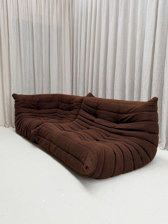 Frühes Set ‘Togo’, Michel Ducaroy, Ligne Roset, Frankreich, 1970er Jahre – Modulare Sofas, Wool (photo 13 of 13)