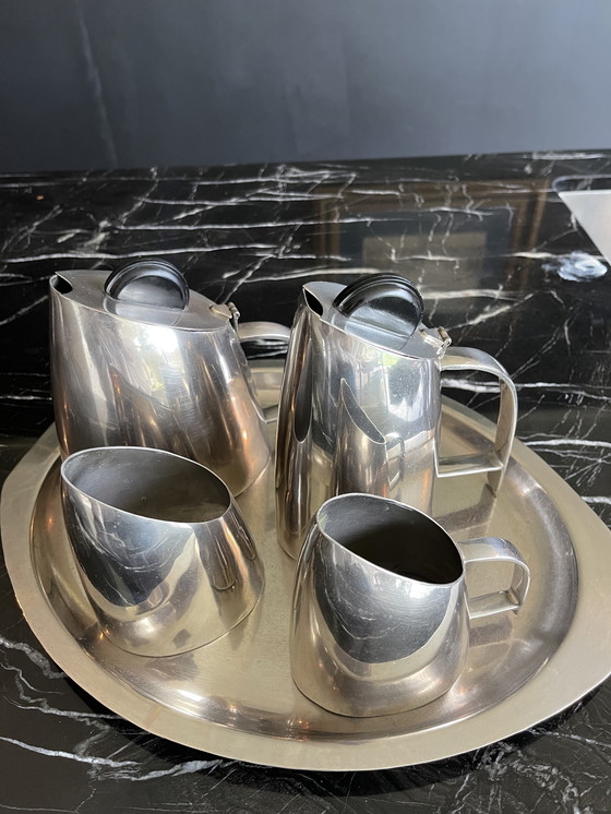 Image 1 of Service à café et à thé Hans Przyrembel, style Bauhaus Art Déco