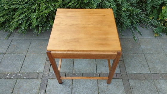 Image 1 of Amsterdamse School tafel vierkant art deco salontafel jaren 30