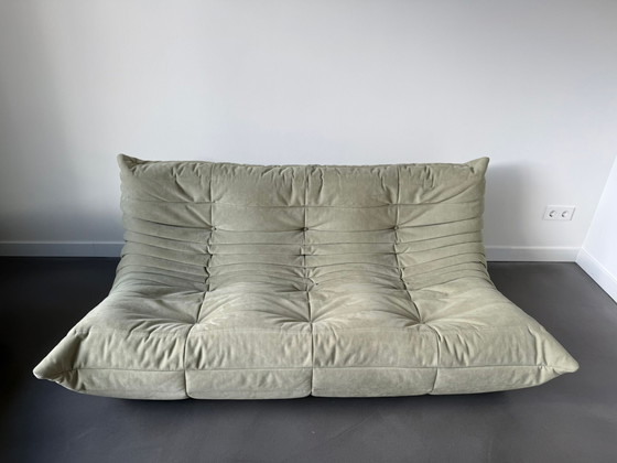 Image 1 of Ligne Roset Togo (set), almond alcantara