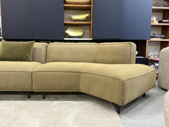 Image 1 of Gelderland 6400 Ecksofa grüner Stoff 310