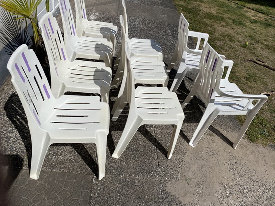 Image 1 of 9 sedie Pierre Paulin Mambo e Samba Henry Massonnet