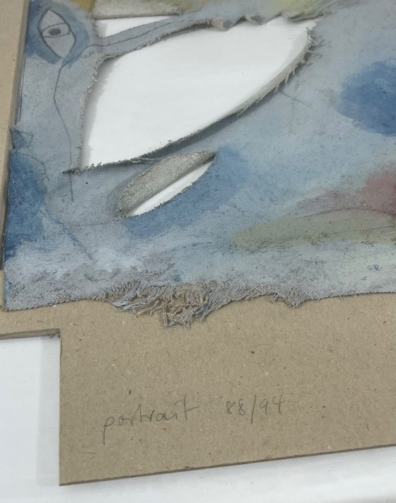 Image 1 of "Portrait" by Paul Antonius - mixed media on paper, 08/94