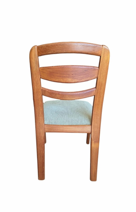 Image 1 of Vintage set van 4 Deense teakhouten eetkamerstoelen, Holstebro Möbelfabrik 