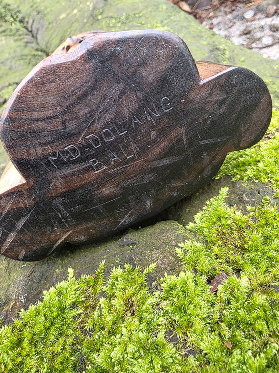 Image 1 of Busti balinesi in legno di metà secolo – set di 2