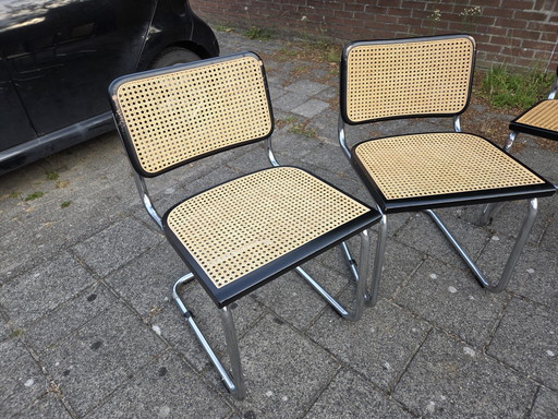 6x Stühle der Marke 'Cesca' – eetkamerstoelen, Metal, Rattan (photo 2 of 11)