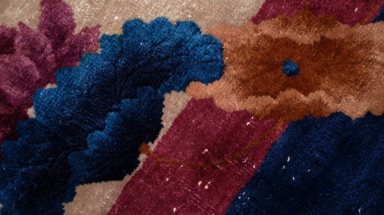 Image 1 of Alfombra china antigua Art Déco hecha a mano, 347 cm x 481 cm (11,4' x 15,8'), década de 1920 -1B469