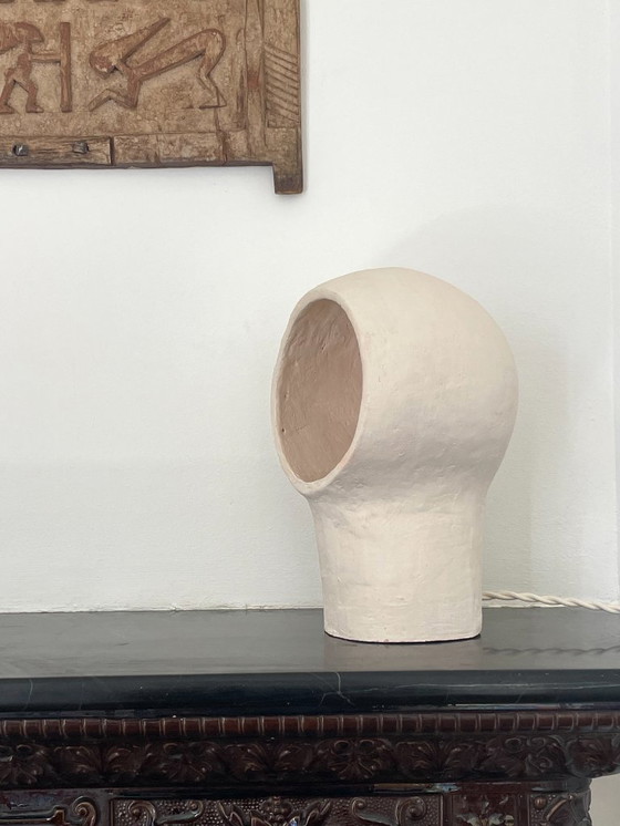 Image 1 of  French contemporary ceramic lamp, "Nuvole" by Renzo Maar