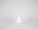 Danish vintage Semi pendant lamp by Bonderup and Thorup, 1968