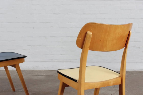 50s kitchen chairs 2-piece set rockabilly vintage design – Dining chairs, Wood (photo 2 of 11)