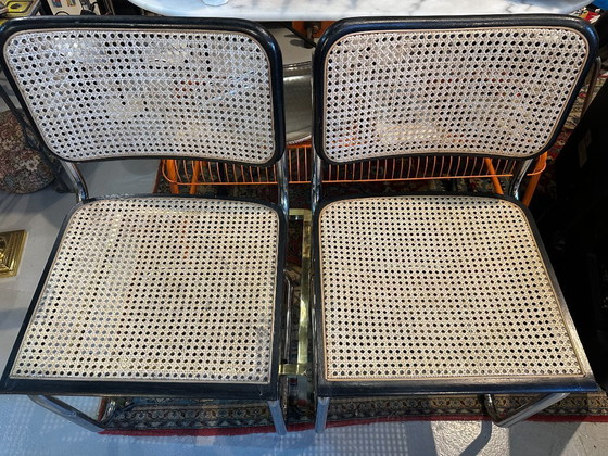 Image 1 of Ein Paar Cesca B32 Stühle von Marcel Breuer