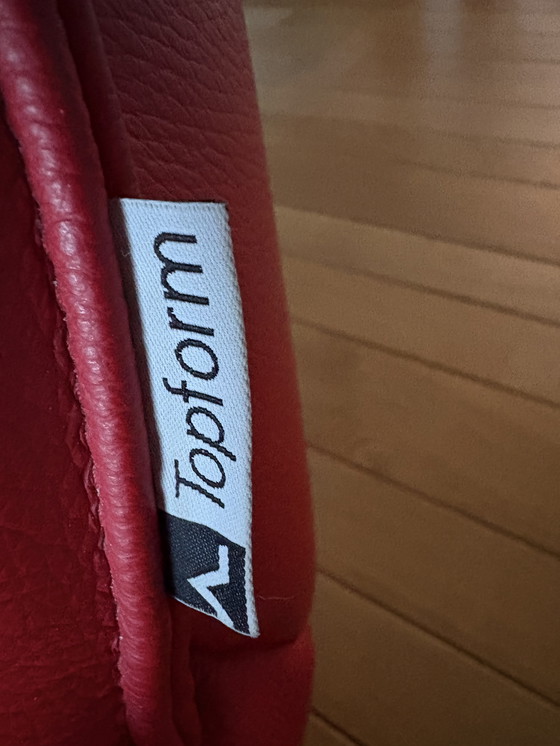 Image 1 of Topform red reclining chair