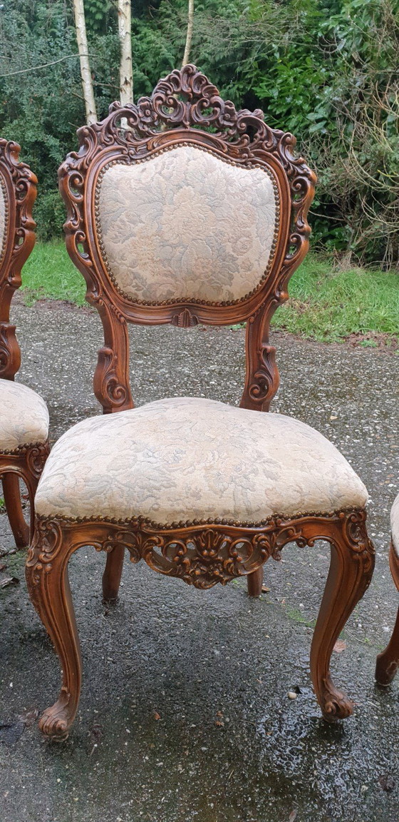 Image 1 of 4 baroque dining chairs