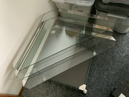 Tables d'appoint en verre par Gallotti et Radice