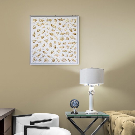 Pépites d'or - 63 x 63 cm