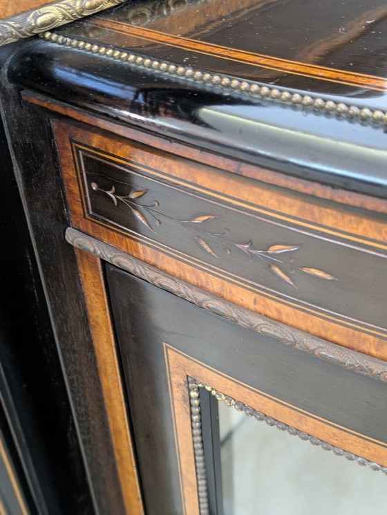 Image 1 of Credenza - Legno annerito, radica di noce - Napoleone III