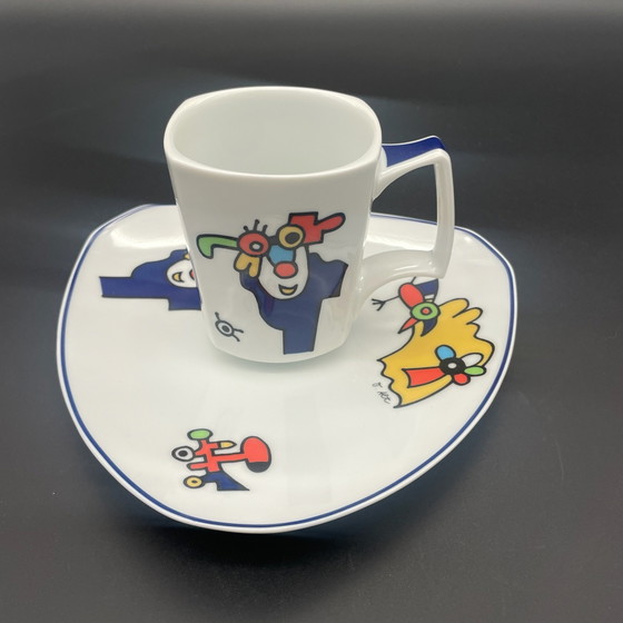Rosenthal studio-line Flash Funny People – Otmar Alt – Tasse & Assiette – Vaisselle, Porcelaine (photo 2 of 13)
