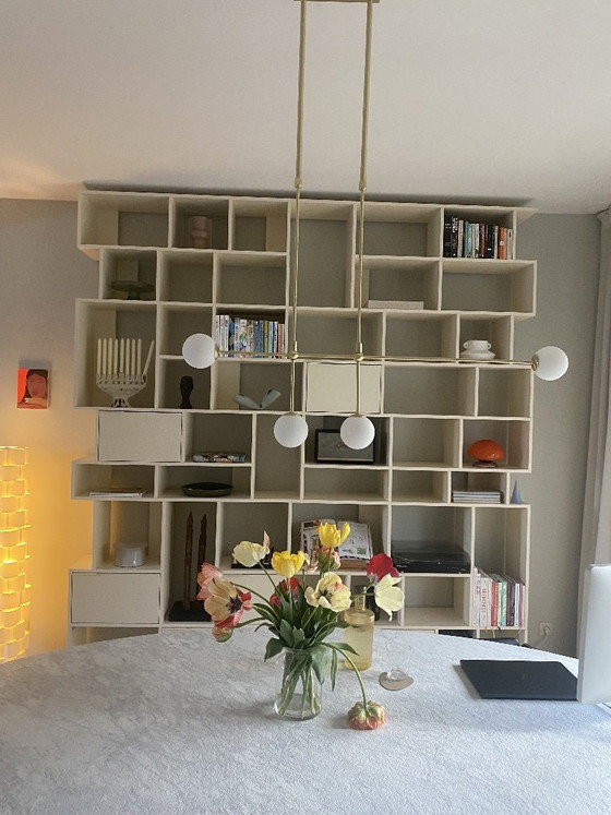 Image 1 of Großes cremefarbenes Bücherregal