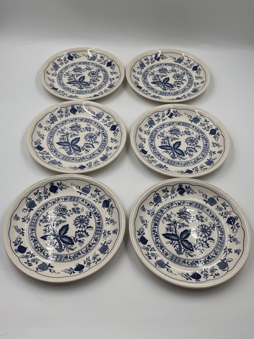 Set of 6 Biltons Flat Plates