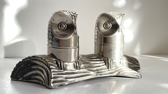 Service M.H. Sel Poivre Métal Argenté Vintage – Accessoires de table, Metal (photo 8 of 30)