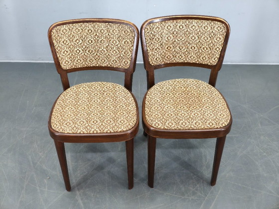 Image 1 of Set di 4 sedie da pranzo Thonet, Cecoslovacchia, anni '40