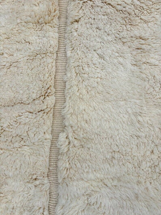 Handwoven wool rug - Plain rug - Moroccan rug 2.5x1.5m – Rugs & carpets, Cotton (photo 4 of 11)