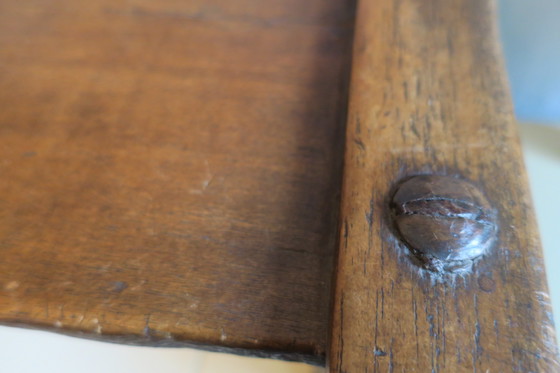 Image 1 of Coppia antica di sedie basse intagliate a mano della Costa d'Avorio, 1890