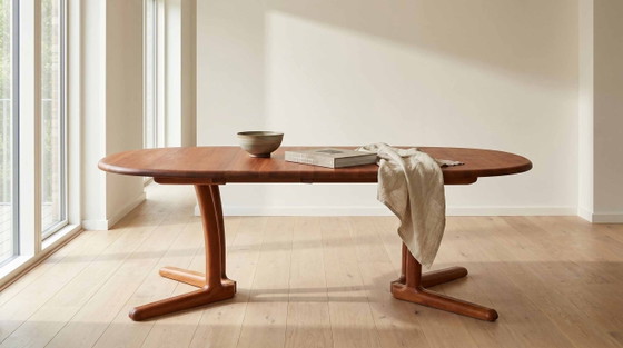 Image 1 of Vintage Dyrlund dining table, Danish teak, Mid-Century