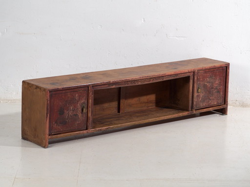 Antiek laag dressoir van grenenhout – China, circa 1930